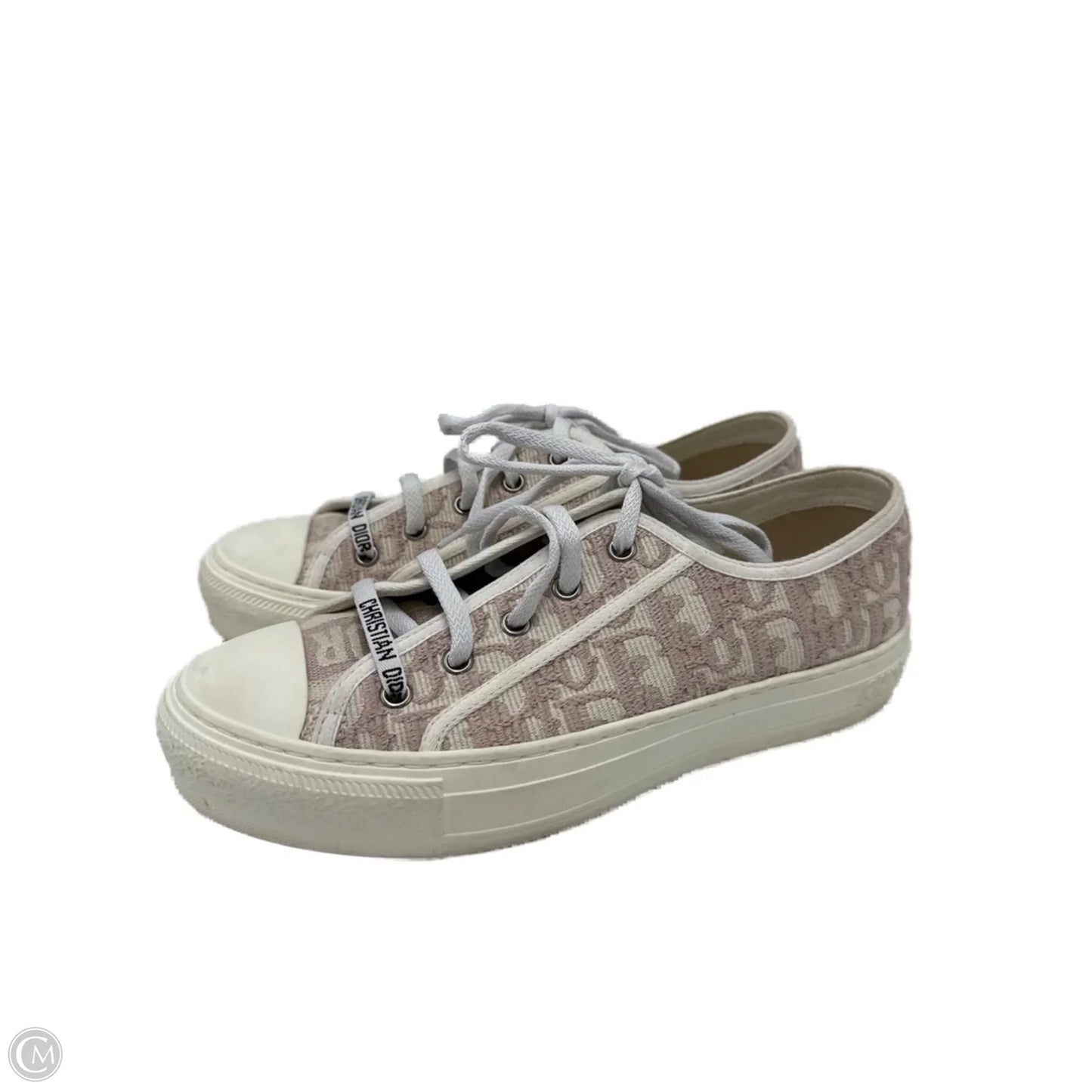 Christian Dior Walk'n'Dior Luxury Sneaker Shoes In Pink, Size: 7.5 (38)