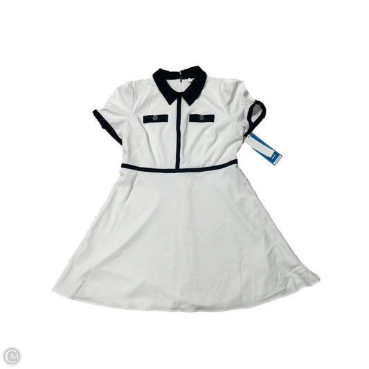 Dress Designer By Karl Lagerfeld In White, Size: Xl