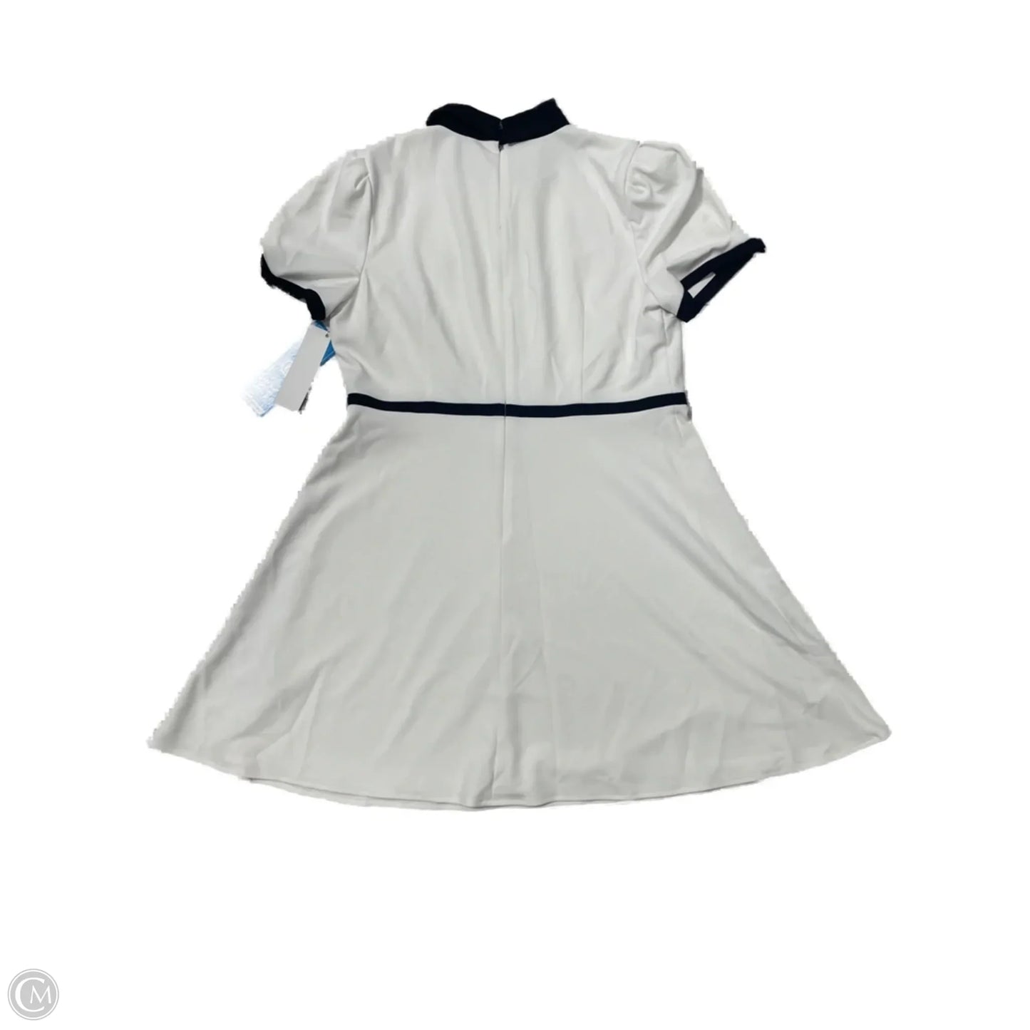 Dress Designer By Karl Lagerfeld In White, Size: Xl