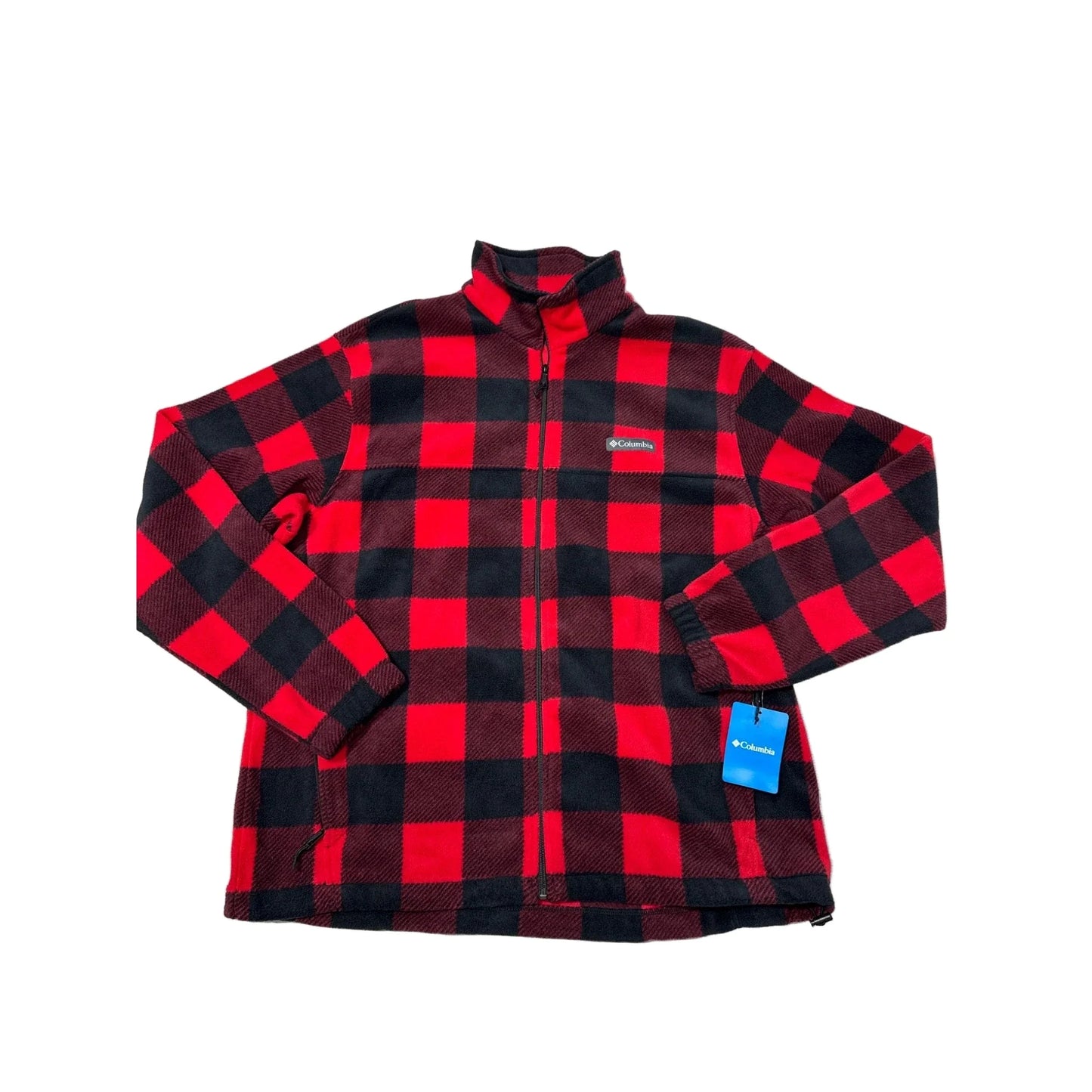 New! Jacket Fleece By Columbia In Black & Red, Size: Xl