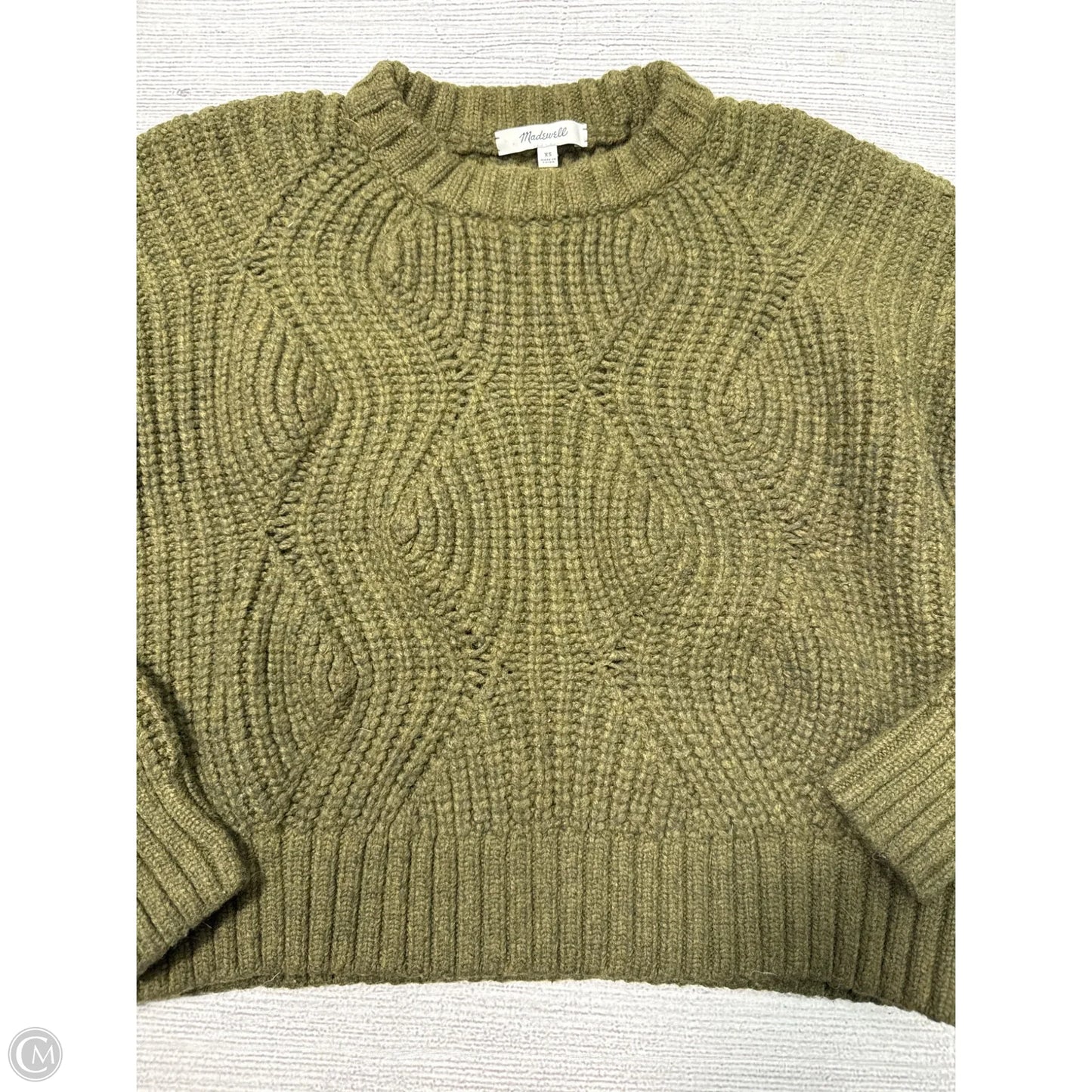 Sweater By Madewell In Green, Size: Xs