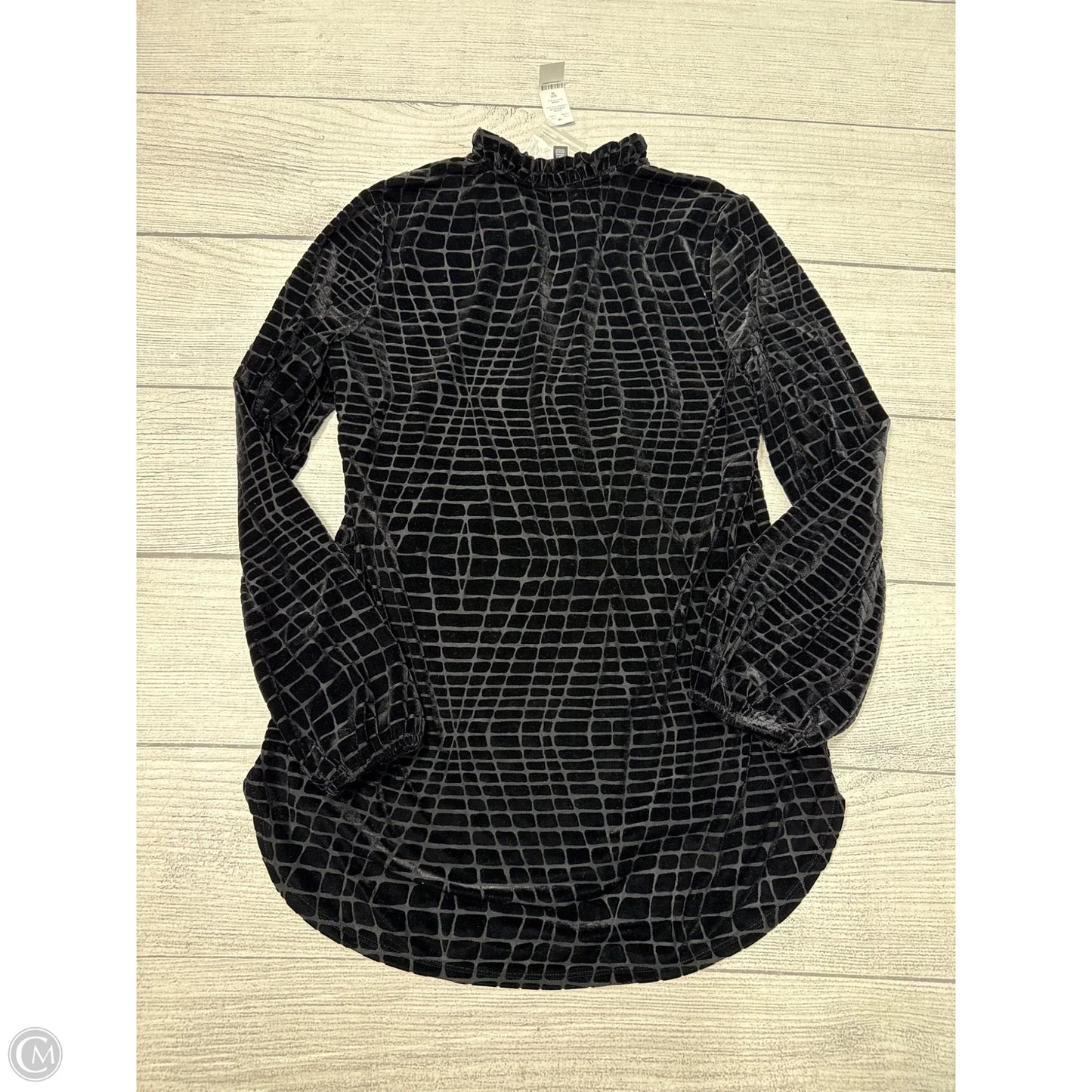 New! Top Long Sleeve By White House Black Market In Black, Size: M