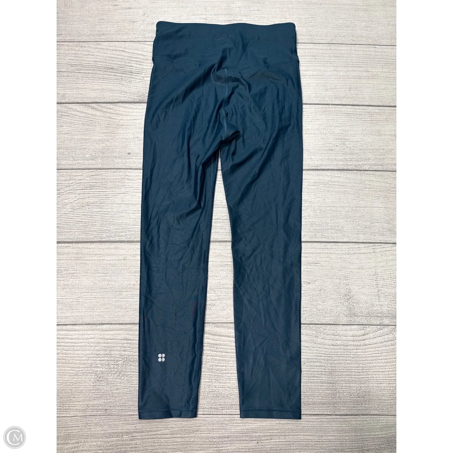 Athletic Leggings By Sweaty Betty In Teal, Size: M
