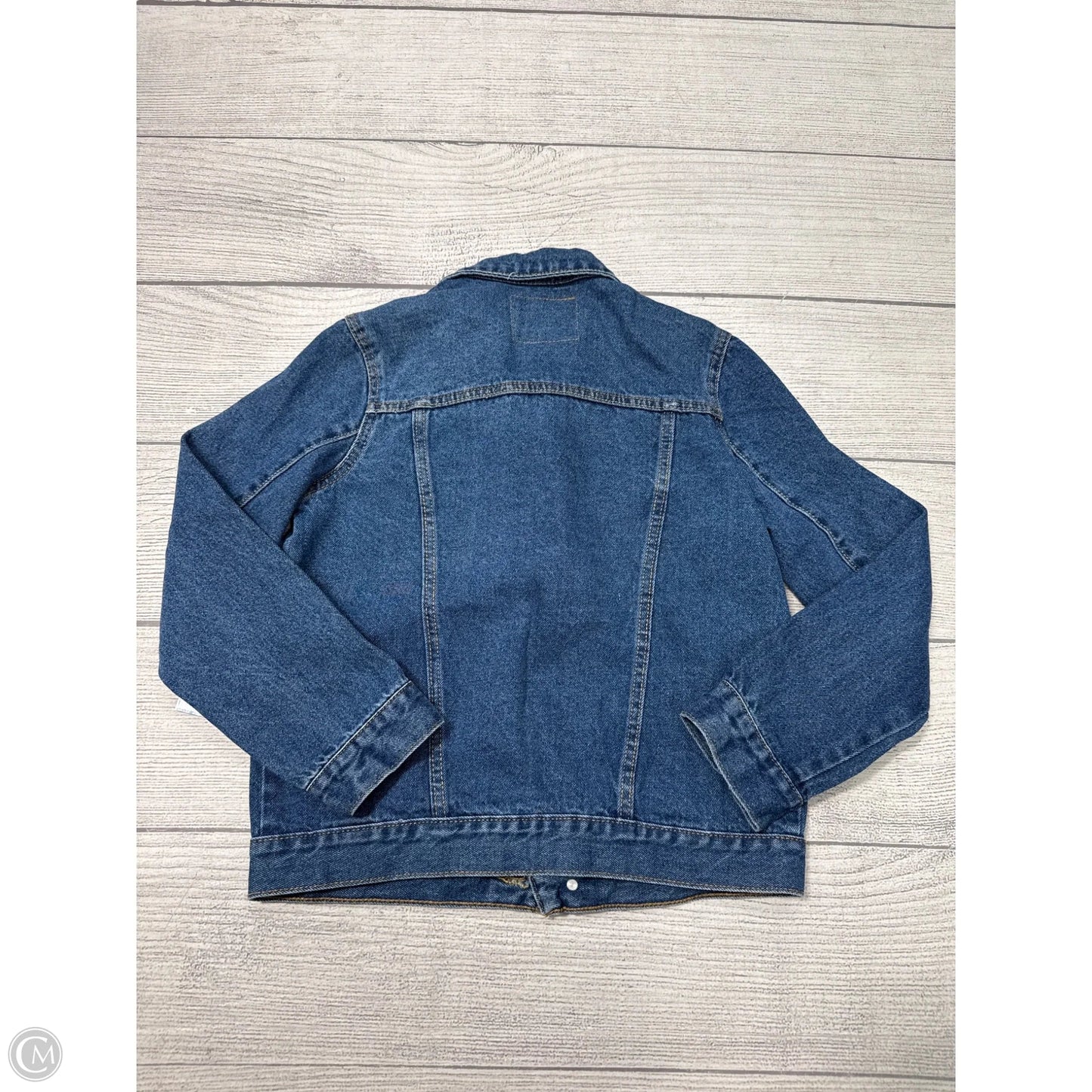 Jacket Denim By Levis In Blue Denim, Size: M