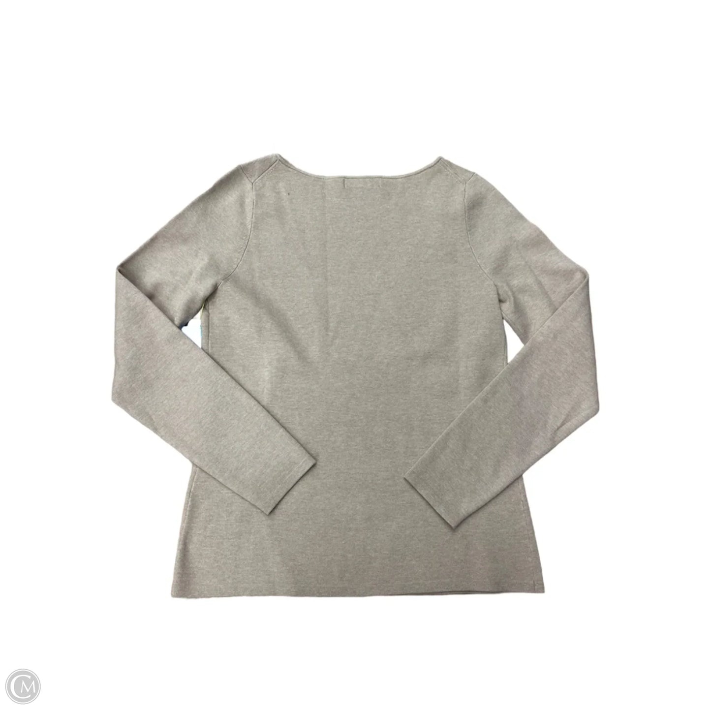 Top Long Sleeve By Banana Republic In Tan, Size: M