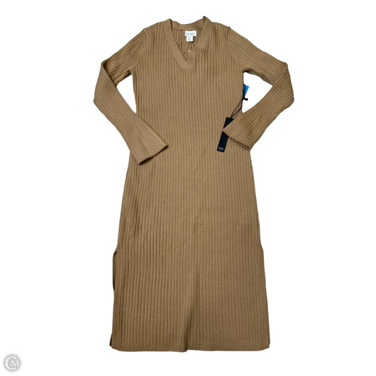 New! Dress Casual Maxi By Nicole By Nicole Miller In Tan, Size: S