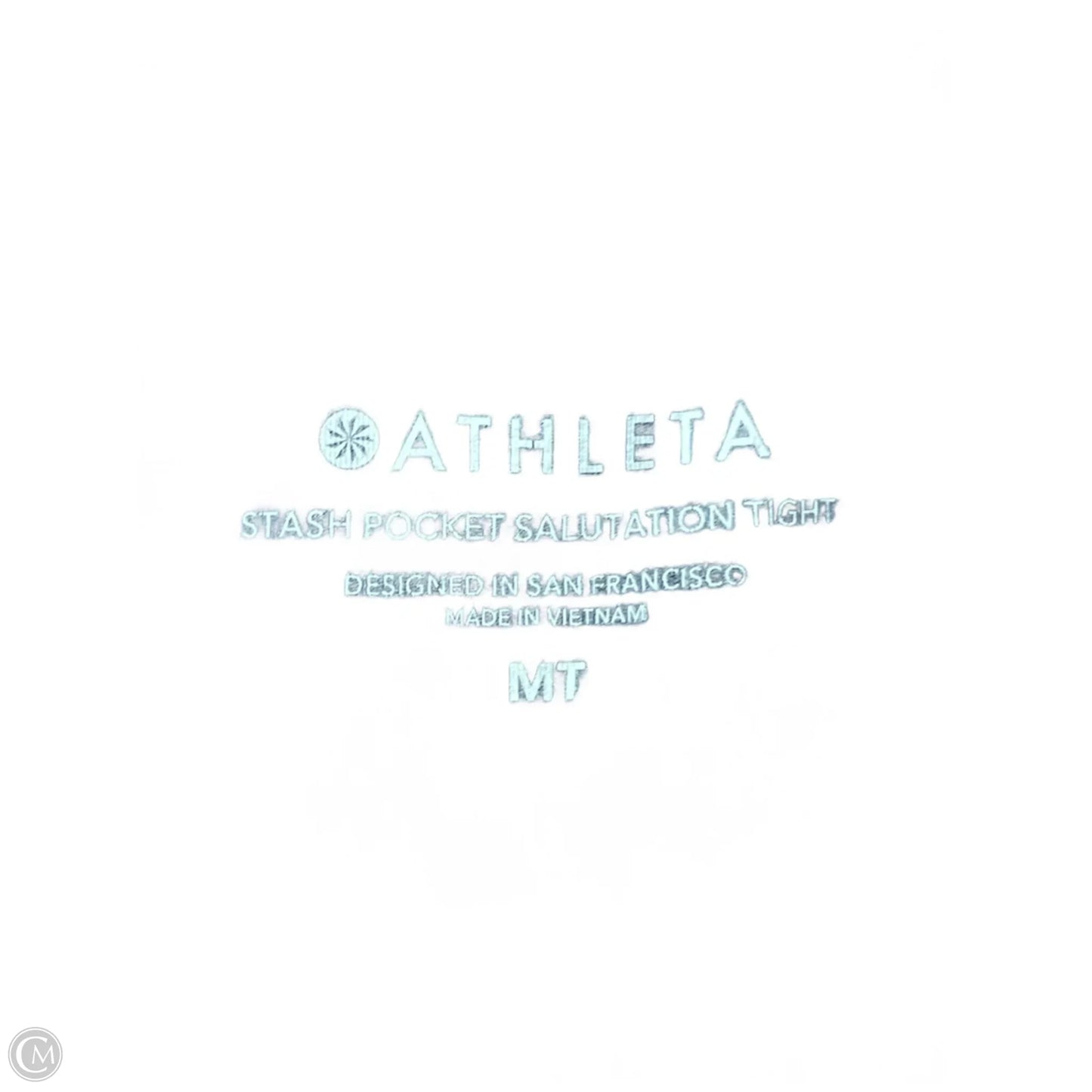 Athletic Leggings By Athleta In Navy, Size: M