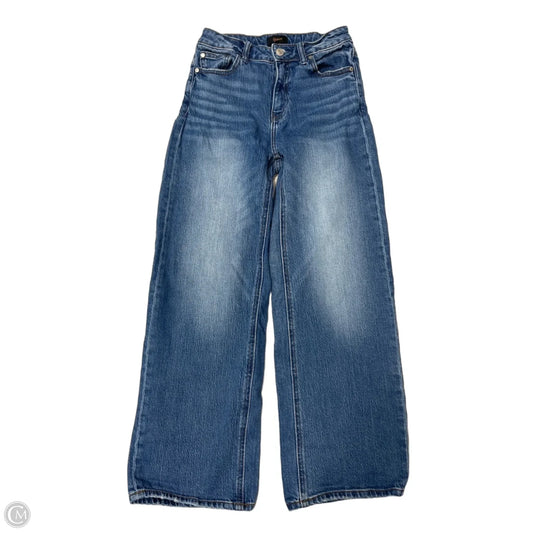 Jeans Wide Leg By Quince In Blue, Size: 4p