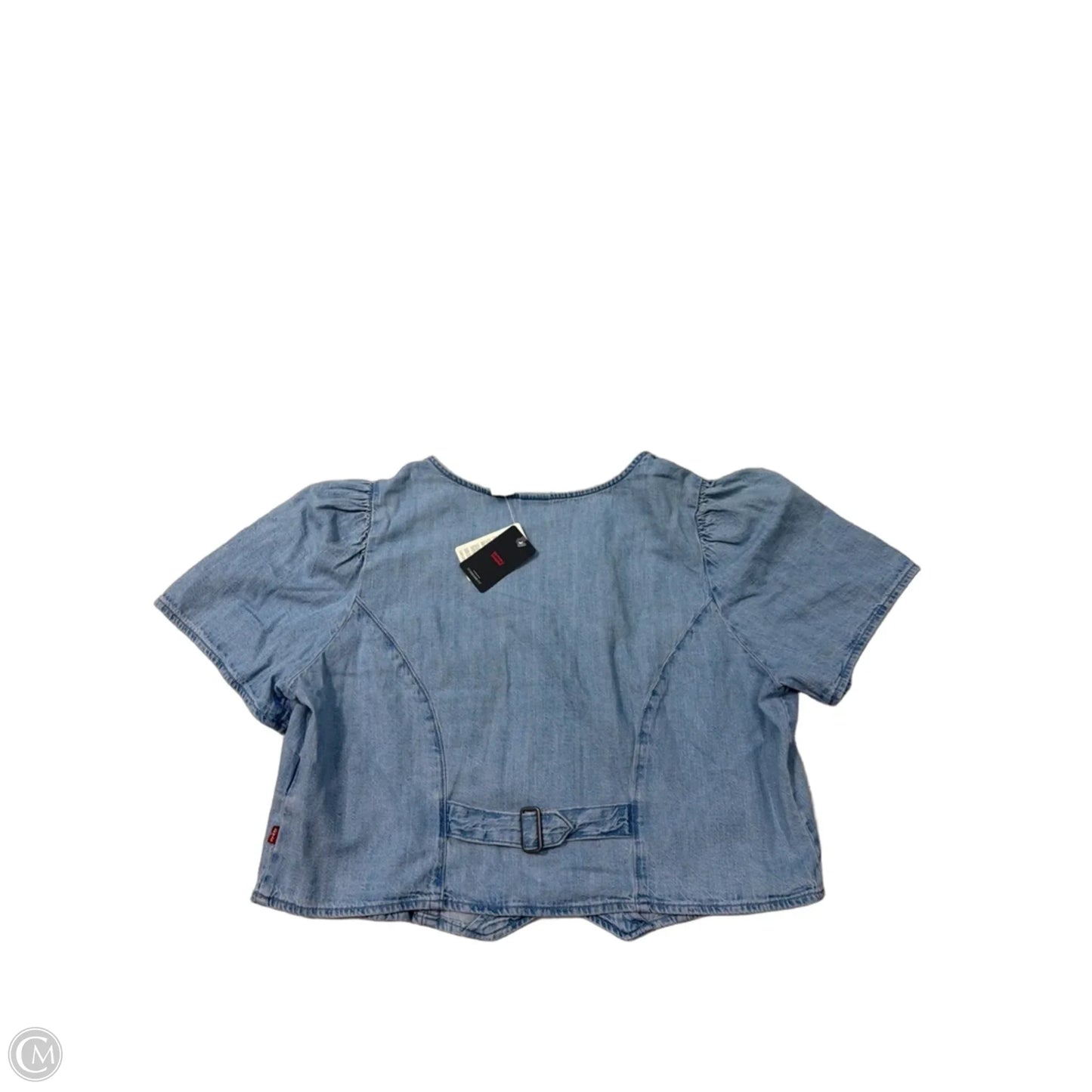 New! Top Short Sleeve By Levis In Blue, Size: 1x