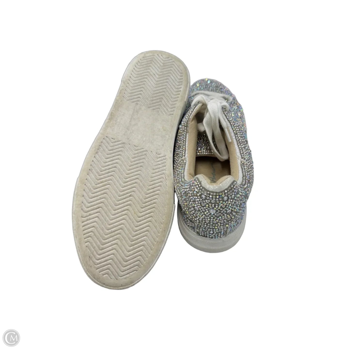 Shoes Sneakers By Betsey Johnson In Silver, Size: 7.5