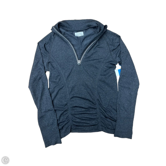 Athletic Top Long Sleeve Collar By Athleta In Black, Size: Xs