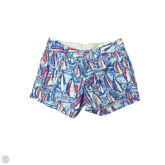 Shorts Designer By Lilly Pulitzer In Blue & Pink, Size: 2
