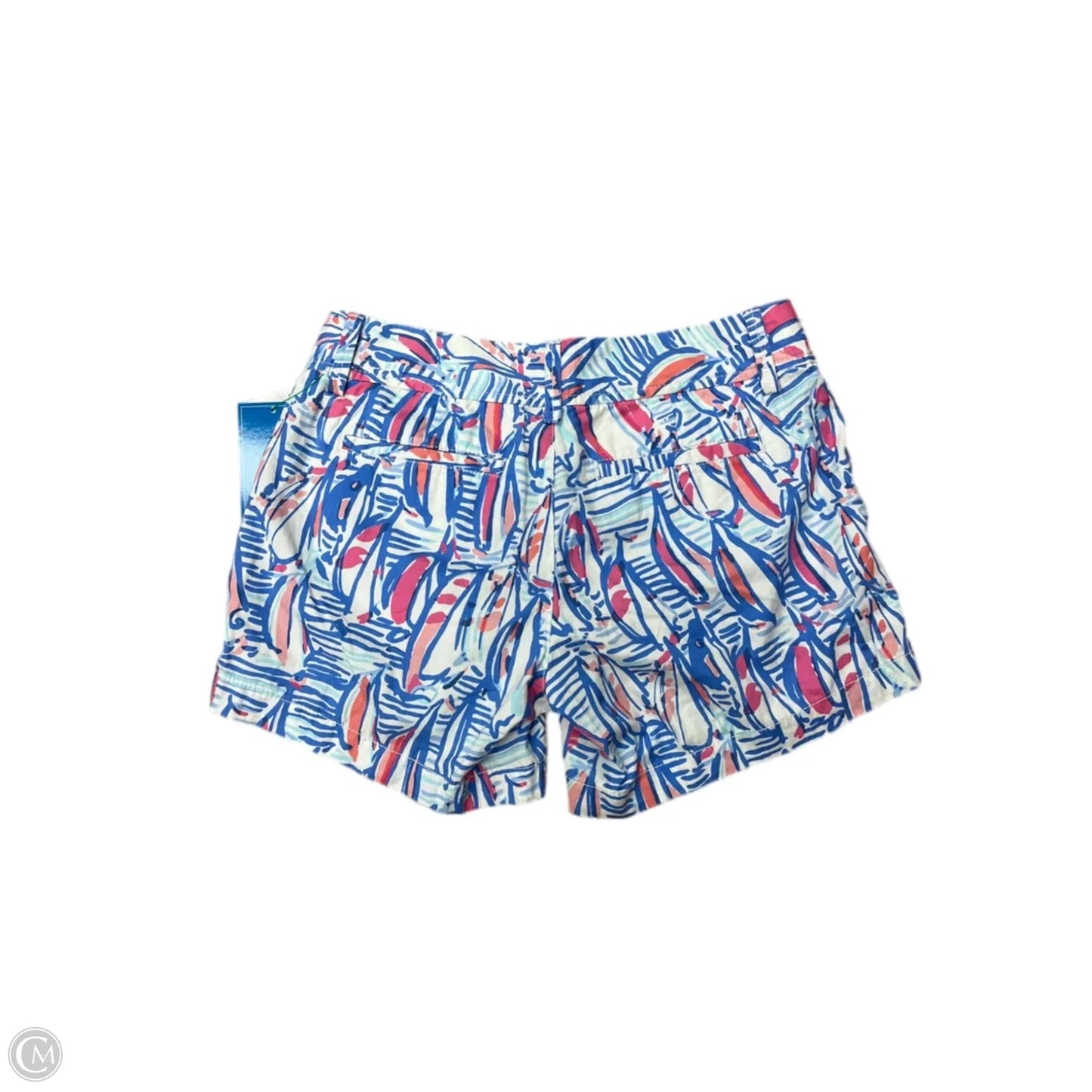 Shorts Designer By Lilly Pulitzer In Blue & Pink, Size: 2