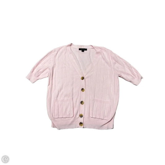 Sweater Short Sleeve By Ann Taylor In Pink, Size: S