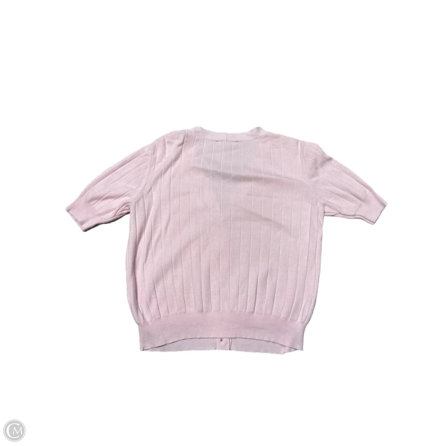 Sweater Short Sleeve By Ann Taylor In Pink, Size: S