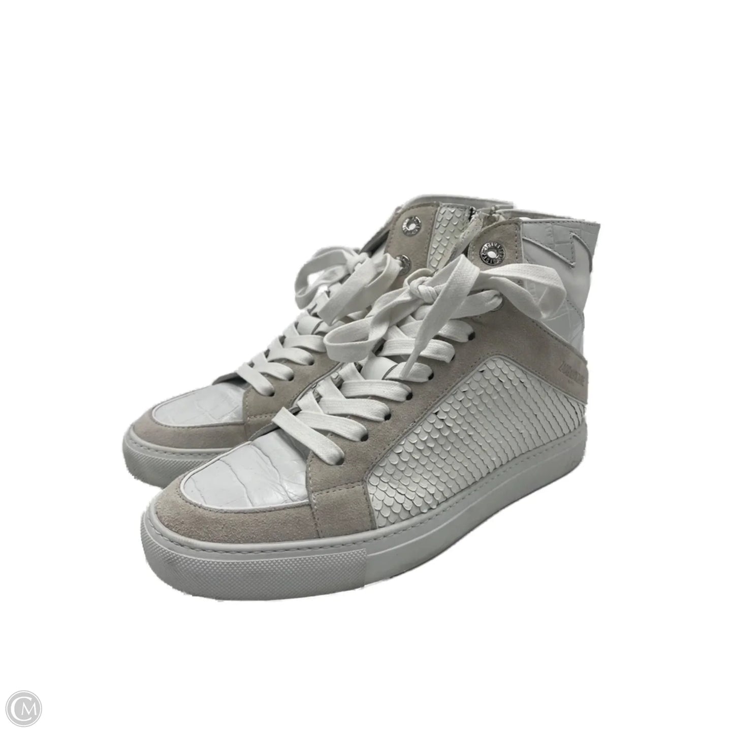 Shoes Athletic By Zadig And Voltaire In White, Size: 7.5