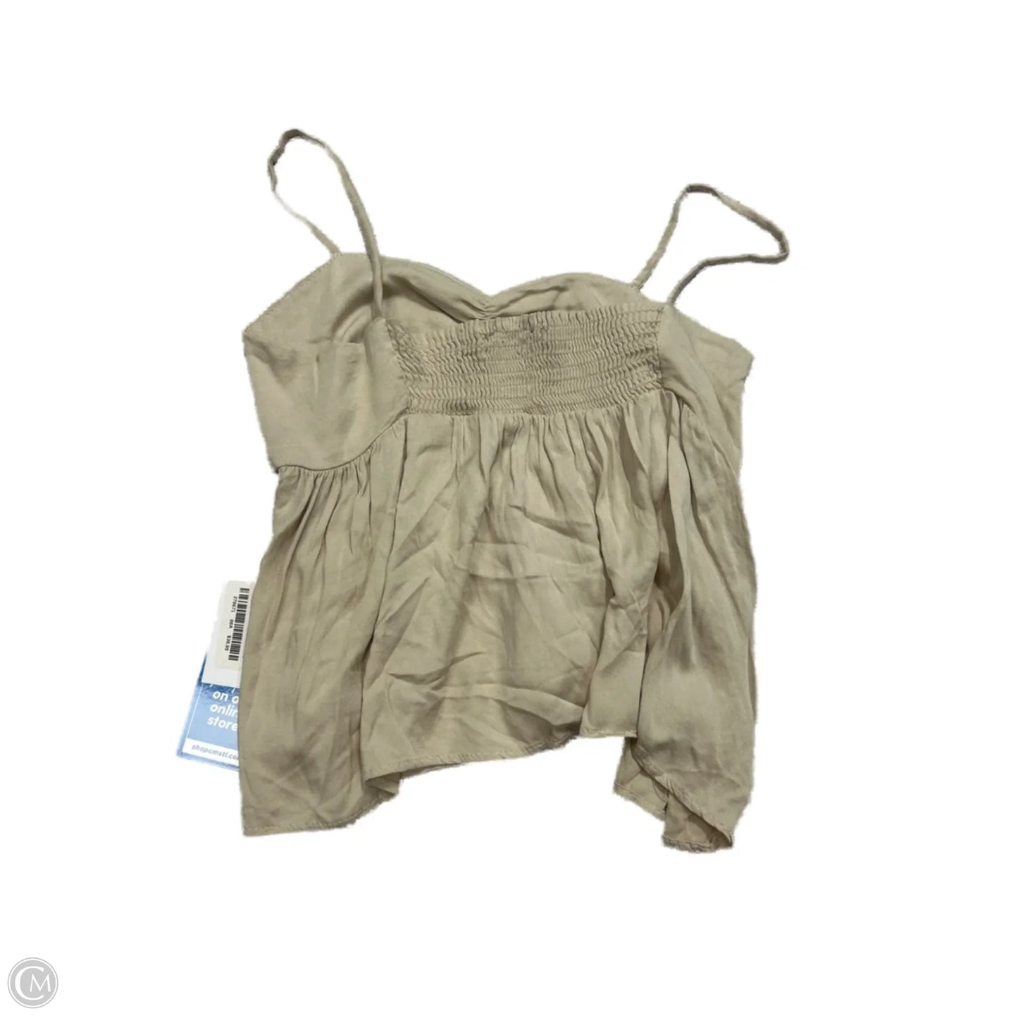 Top Sleeveless By Mod In Tan, Size: S