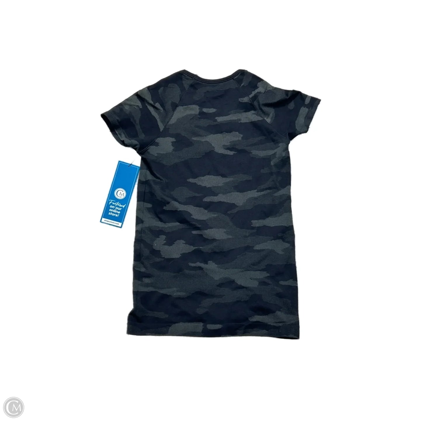 Athletic Top Short Sleeve By Athleta In Camouflage Print, Size: Xs