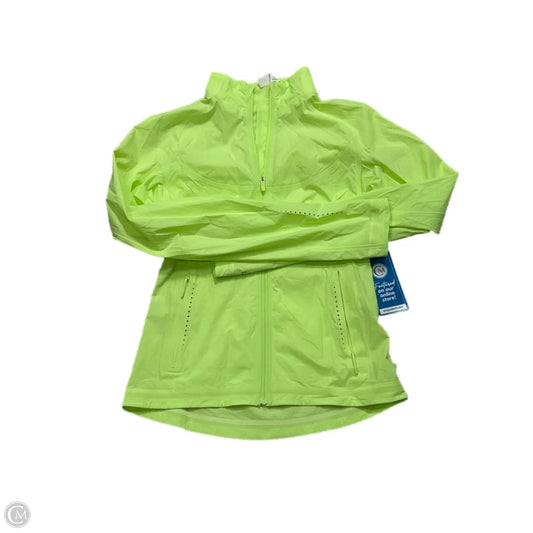 Athletic Jacket By Lululemon In Yellow, Size: S
