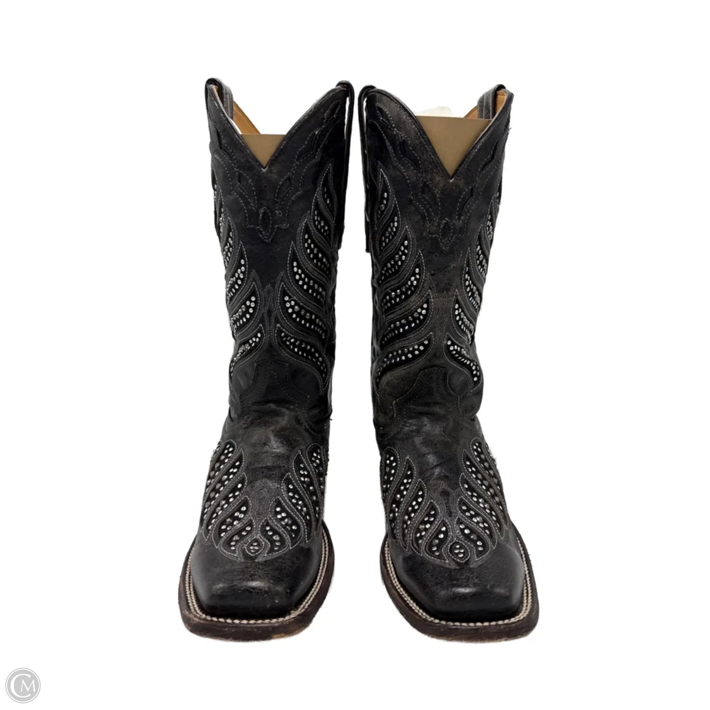 Boots Ankle Heels By Corral In Black, Size: 11