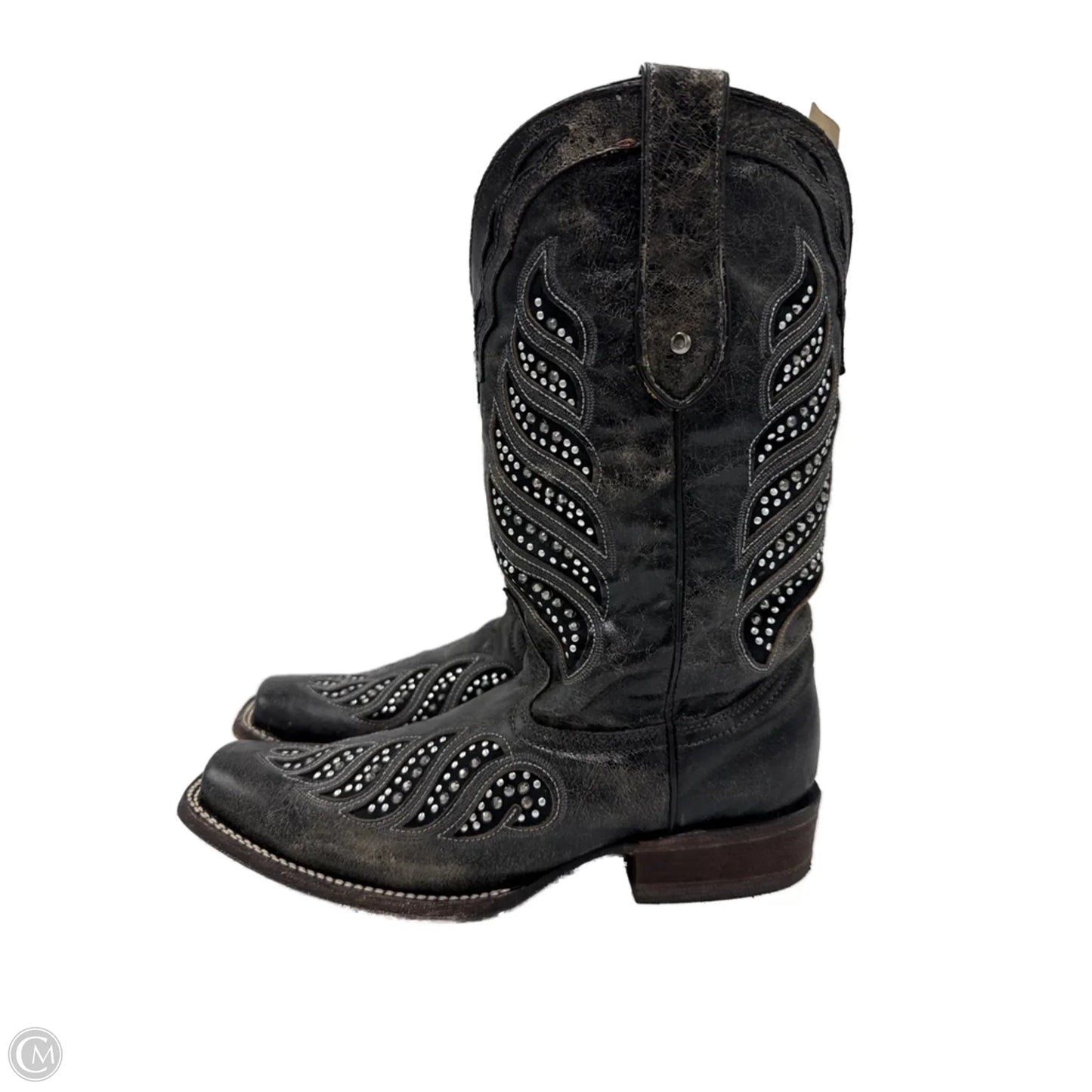 Boots Ankle Heels By Corral In Black, Size: 11