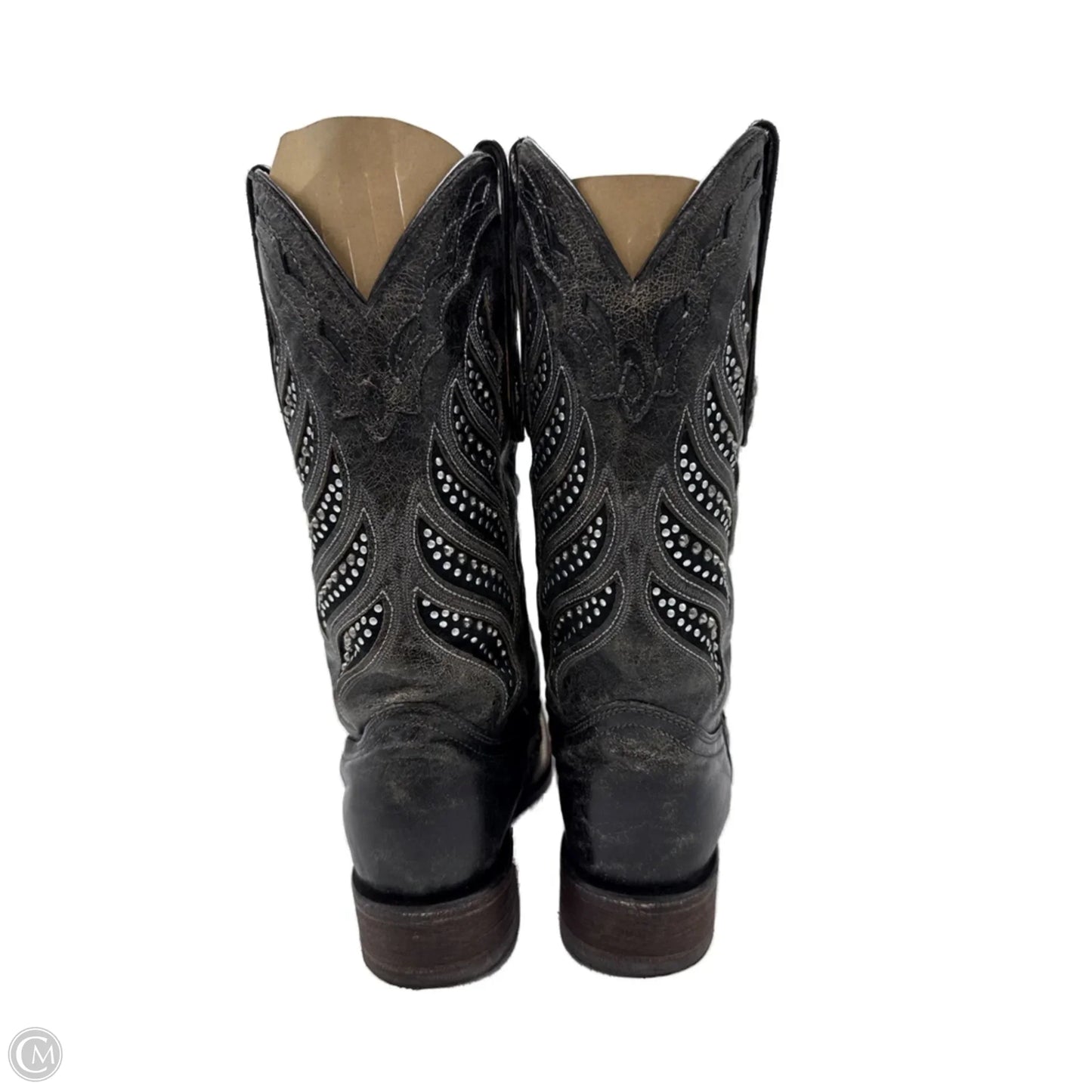 Boots Ankle Heels By Corral In Black, Size: 11