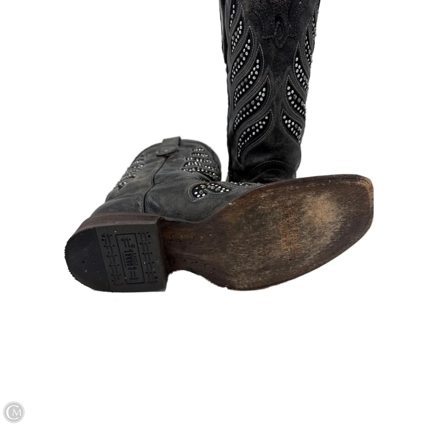 Boots Ankle Heels By Corral In Black, Size: 11