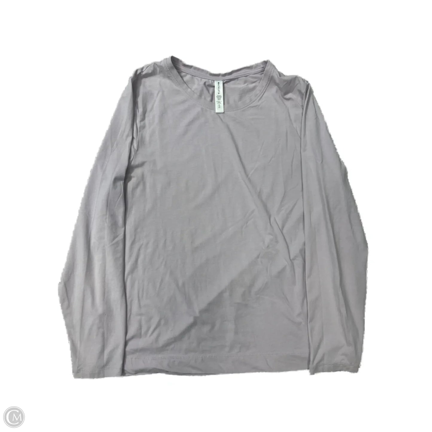 Athletic Top Long Sleeve Collar By Athleta In Pink, Size: Xl