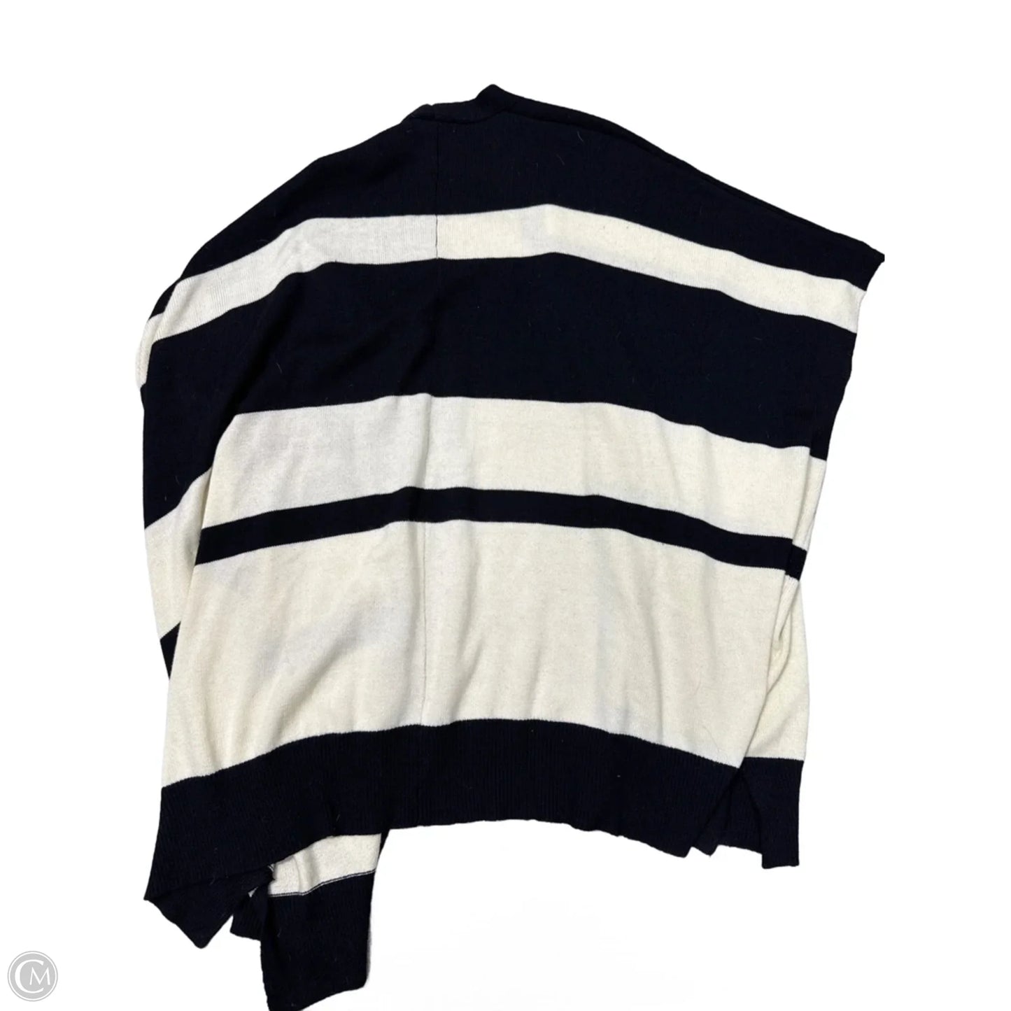 Sweater Cardigan By Andree By Unit In Striped Pattern, Size: 2x