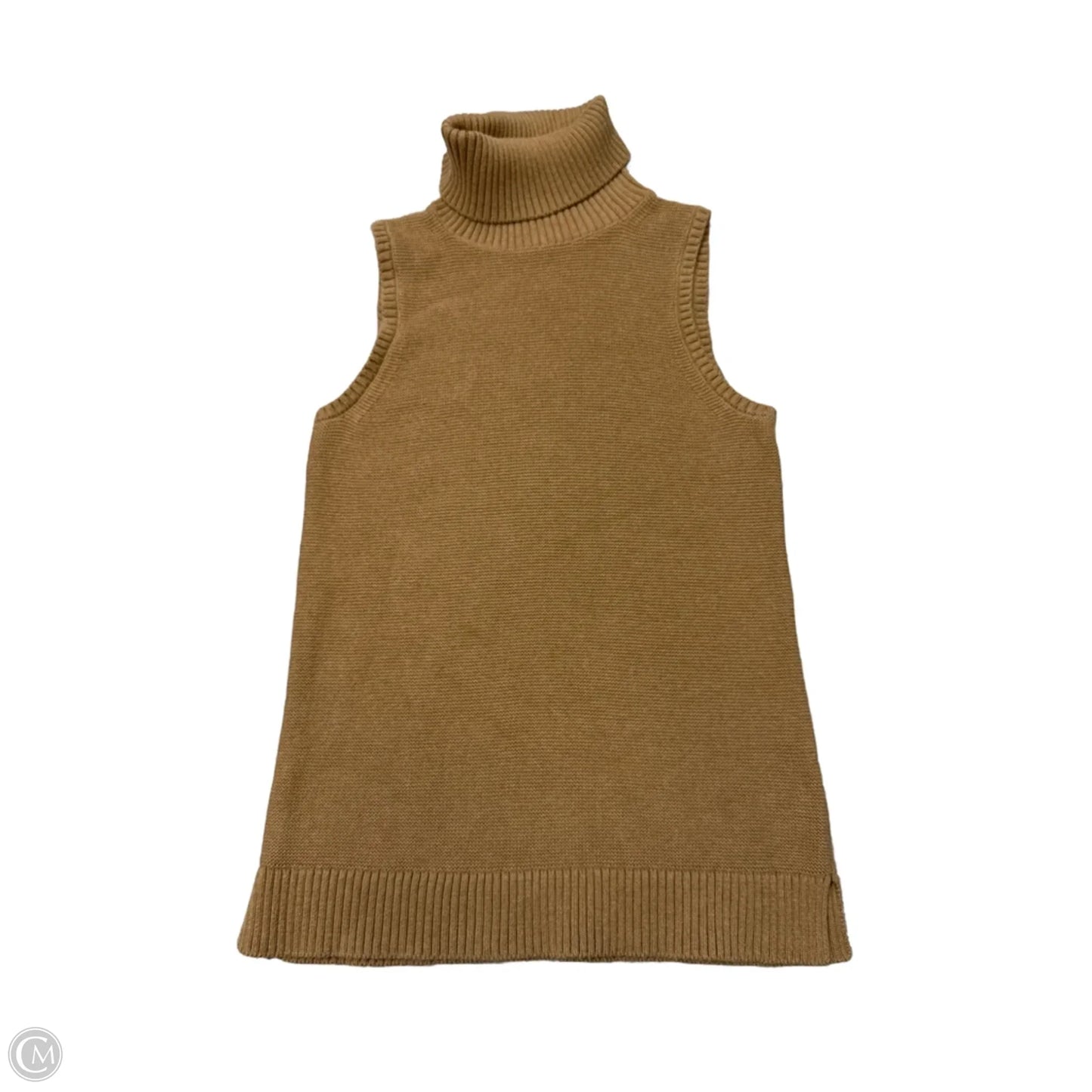 Sweater Short Sleeve By J. Crew In Brown, Size: S