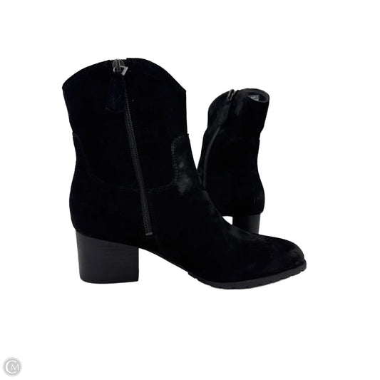 Boots Ankle Heels By Vionic In Black, Size: 7