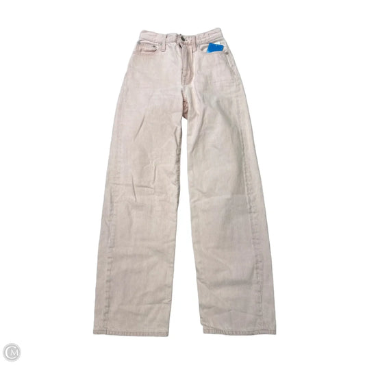 Jeans Wide Leg By Madewell In Pink, Size: 0