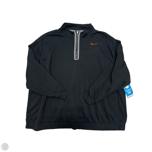 Athletic Sweatshirt Collar By Nike Apparel In Black, Size: 3x