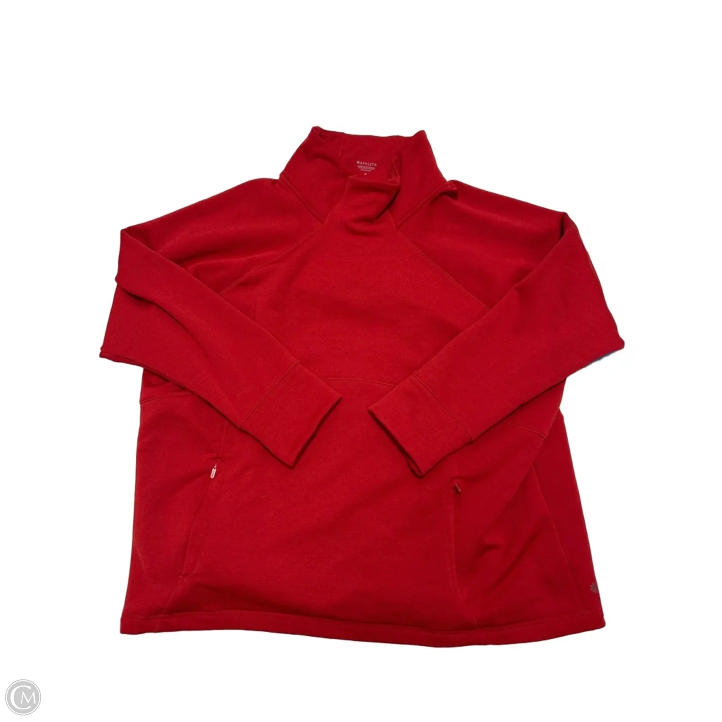 Athletic Sweatshirt Collar By Athleta In Red, Size: 3x