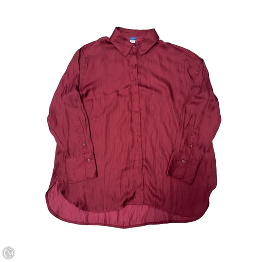 New! Top Long Sleeve By Old Navy In Red, Size: MP