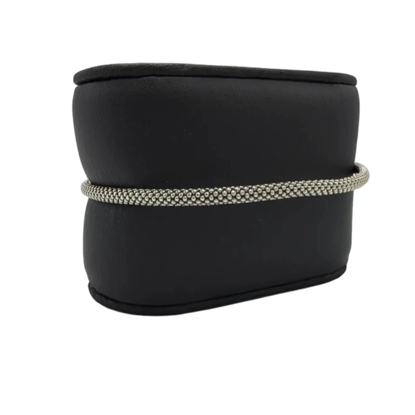 Lagos 925 Silver Caviar Beaded Designer Bangle Bracelet