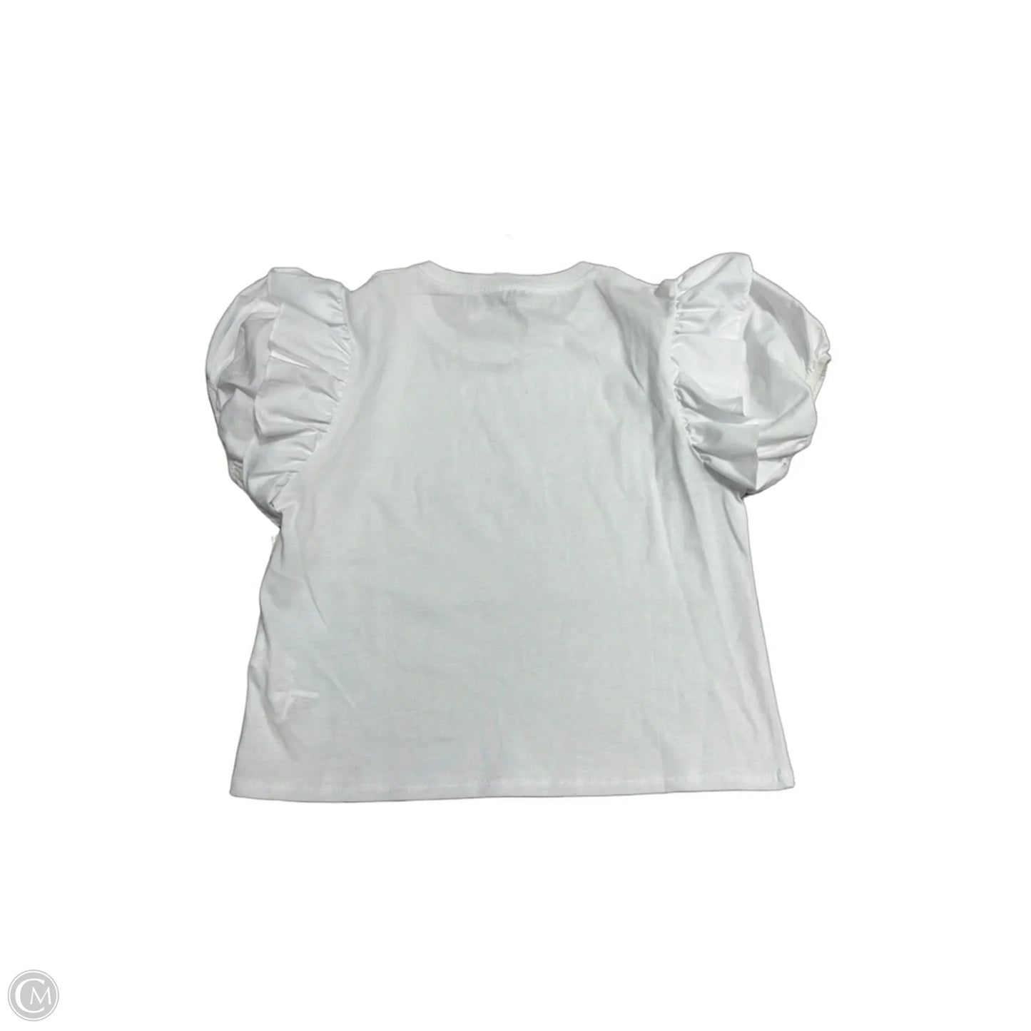 New! Top Short Sleeve By Zara In White, Size: S