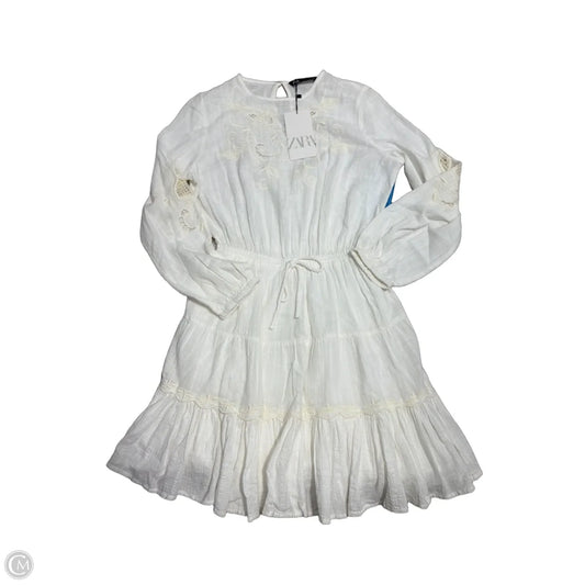 New! Dress Casual Short By Zara In White, Size: Xs