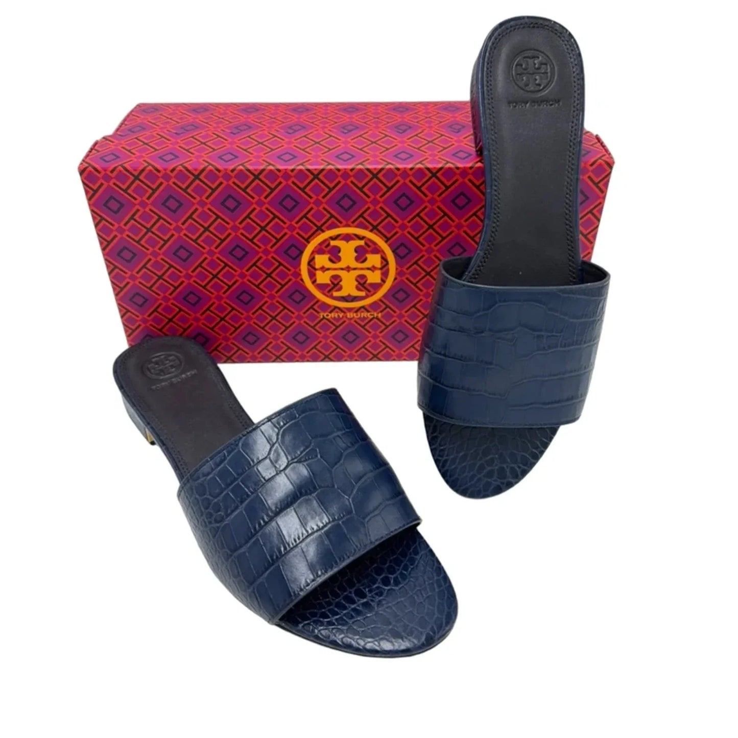 Shoes Designer By Tory Burch In Navy, Size: 9.5