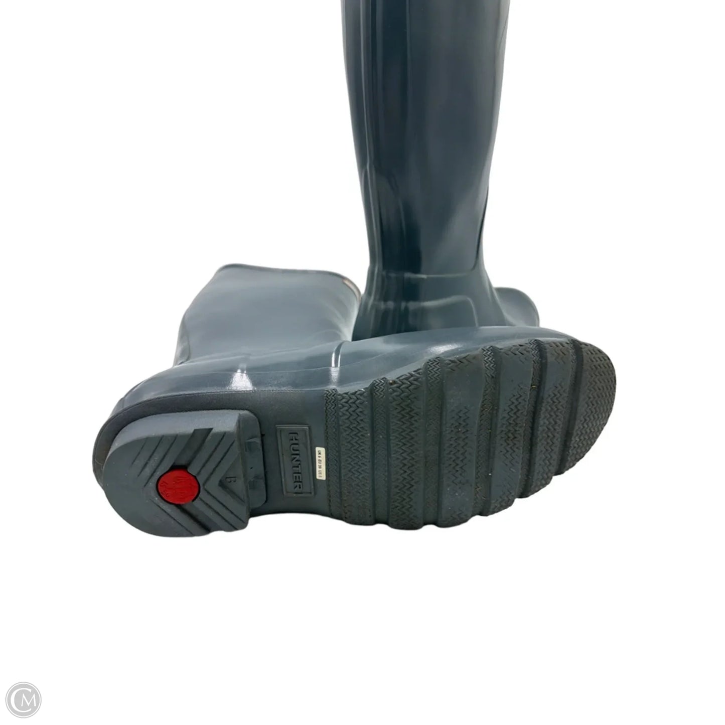 Boots Rain By Hunter In Blue, Size: 8