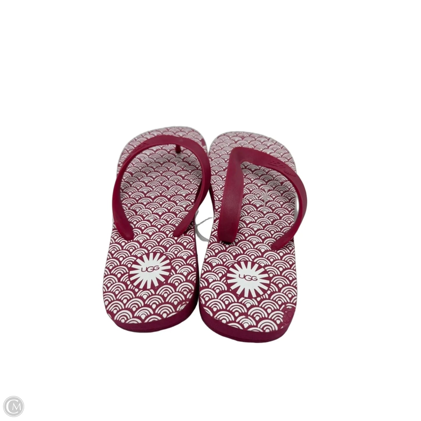 Sandals / Flip-Flops Designer By UGG In Pink, Size: 5