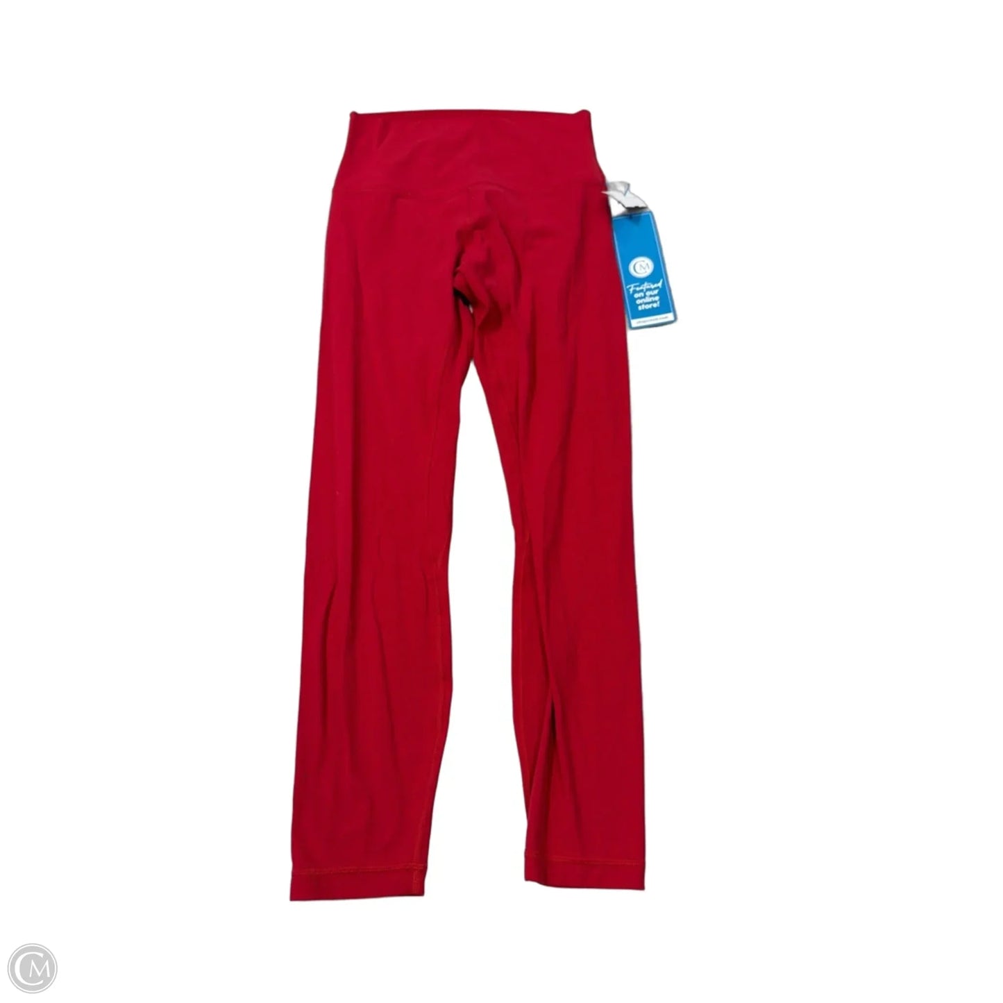 Athletic Leggings By Lululemon In Red, Size: 6