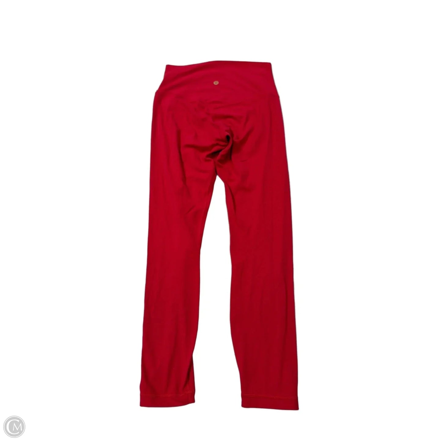 Athletic Leggings By Lululemon In Red, Size: 6