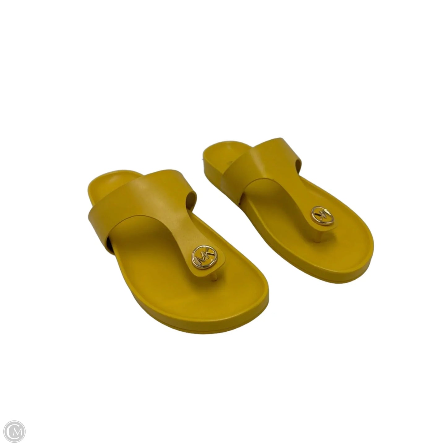 Sandals Flats By Michael By Michael Kors In Yellow, Size: 6