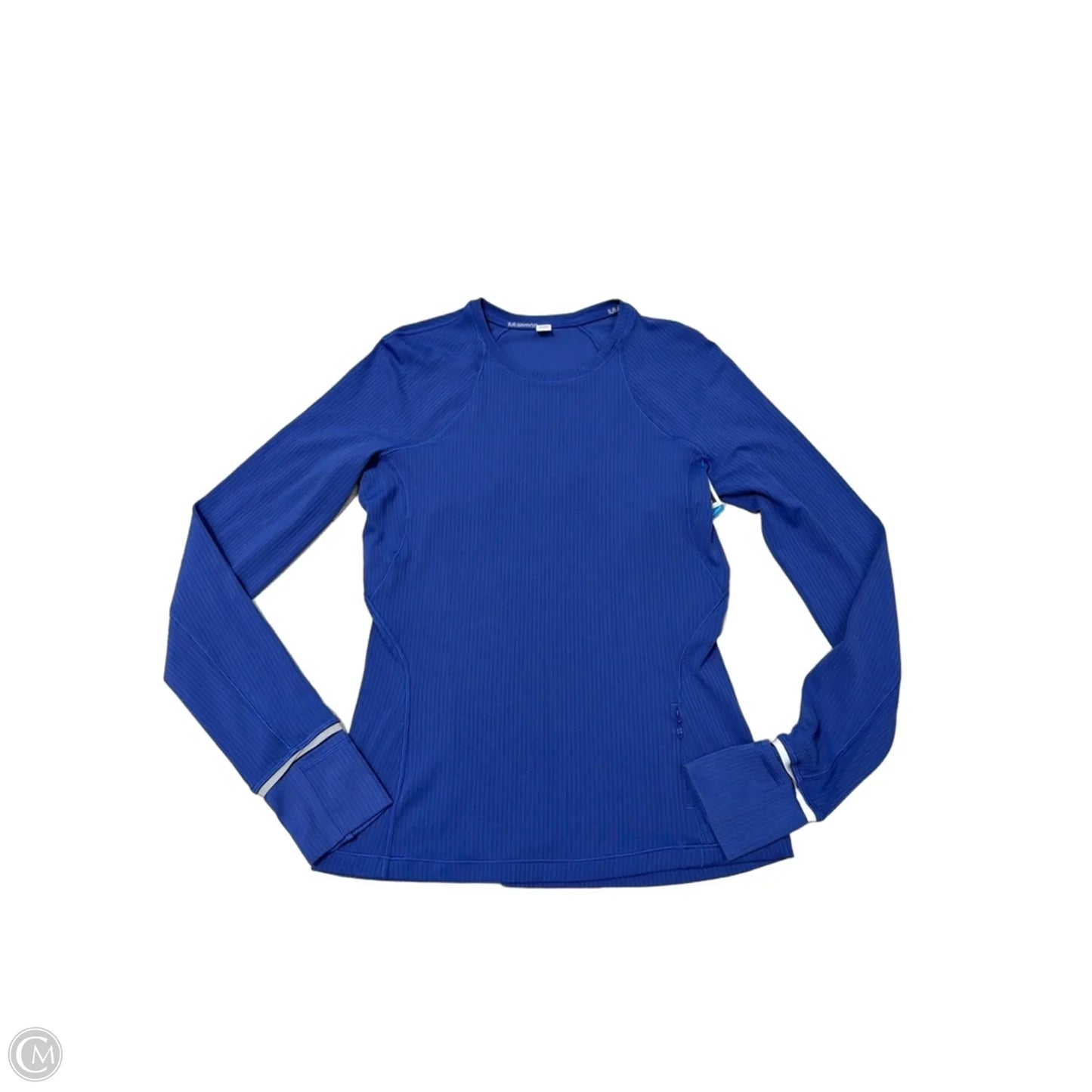 Athletic Top Long Sleeve Crewneck By Lululemon In Blue, Size: 6