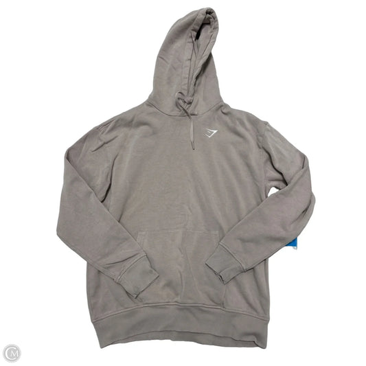 Athletic Sweatshirt Hoodie By Gym Shark In Pink, Size: Xs