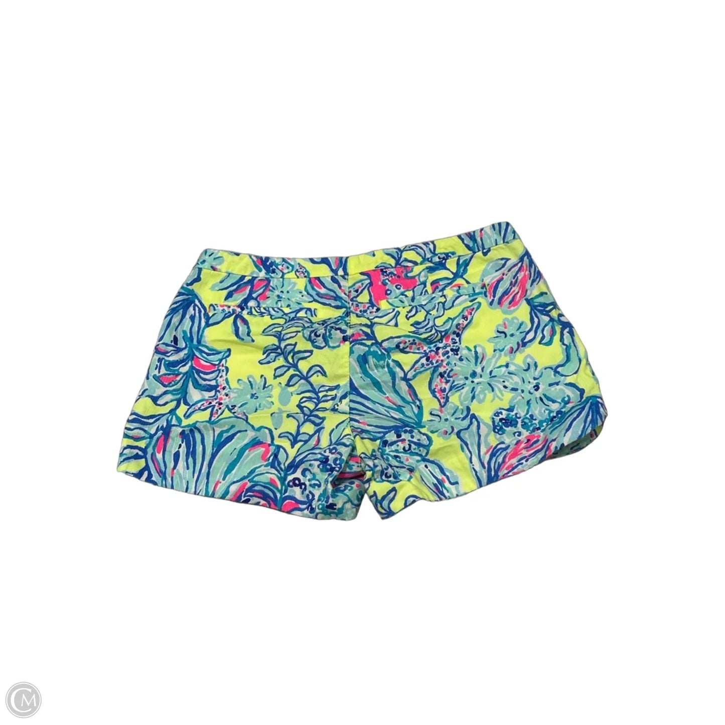 Shorts Designer By Lilly Pulitzer In Blue & Green, Size: 0