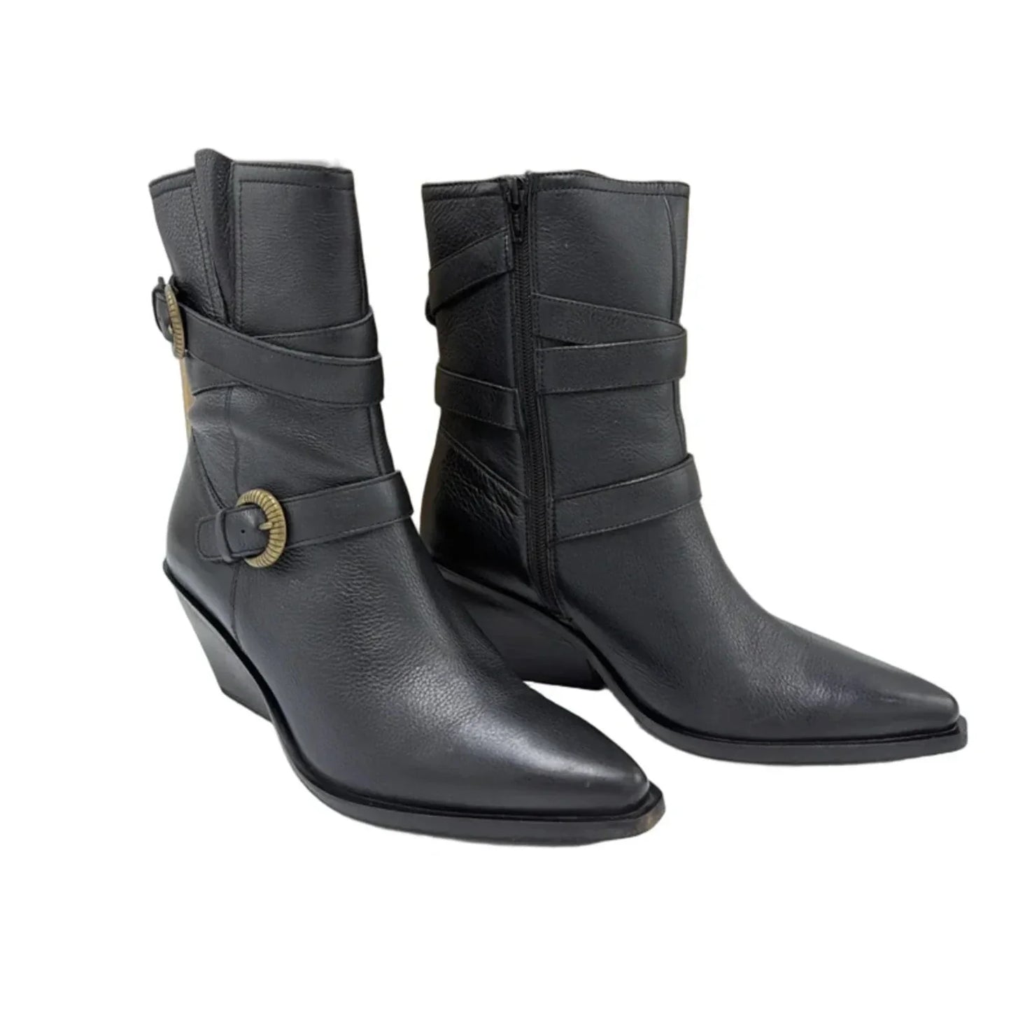 Boots Wedge Heels By Seychelles In Black, Size: 8