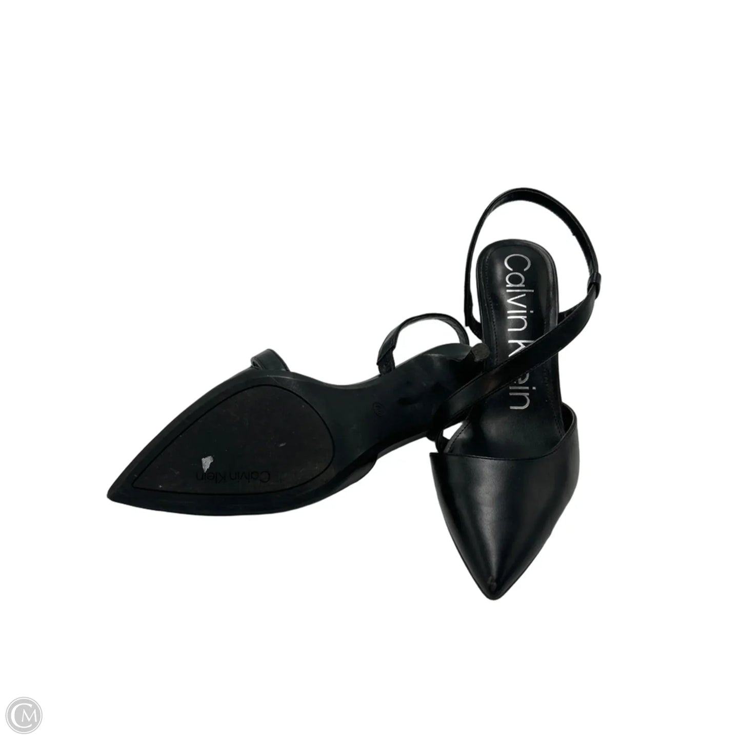 Shoes Heels Kitten By Calvin Klein In Black, Size: 9
