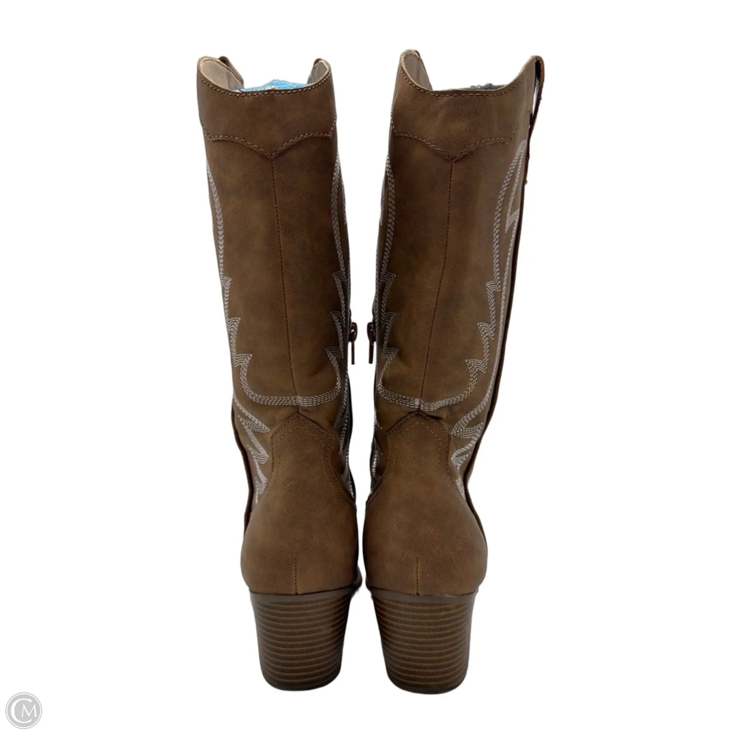 Boots Western By Indigo Rd In Brown, Size: 8